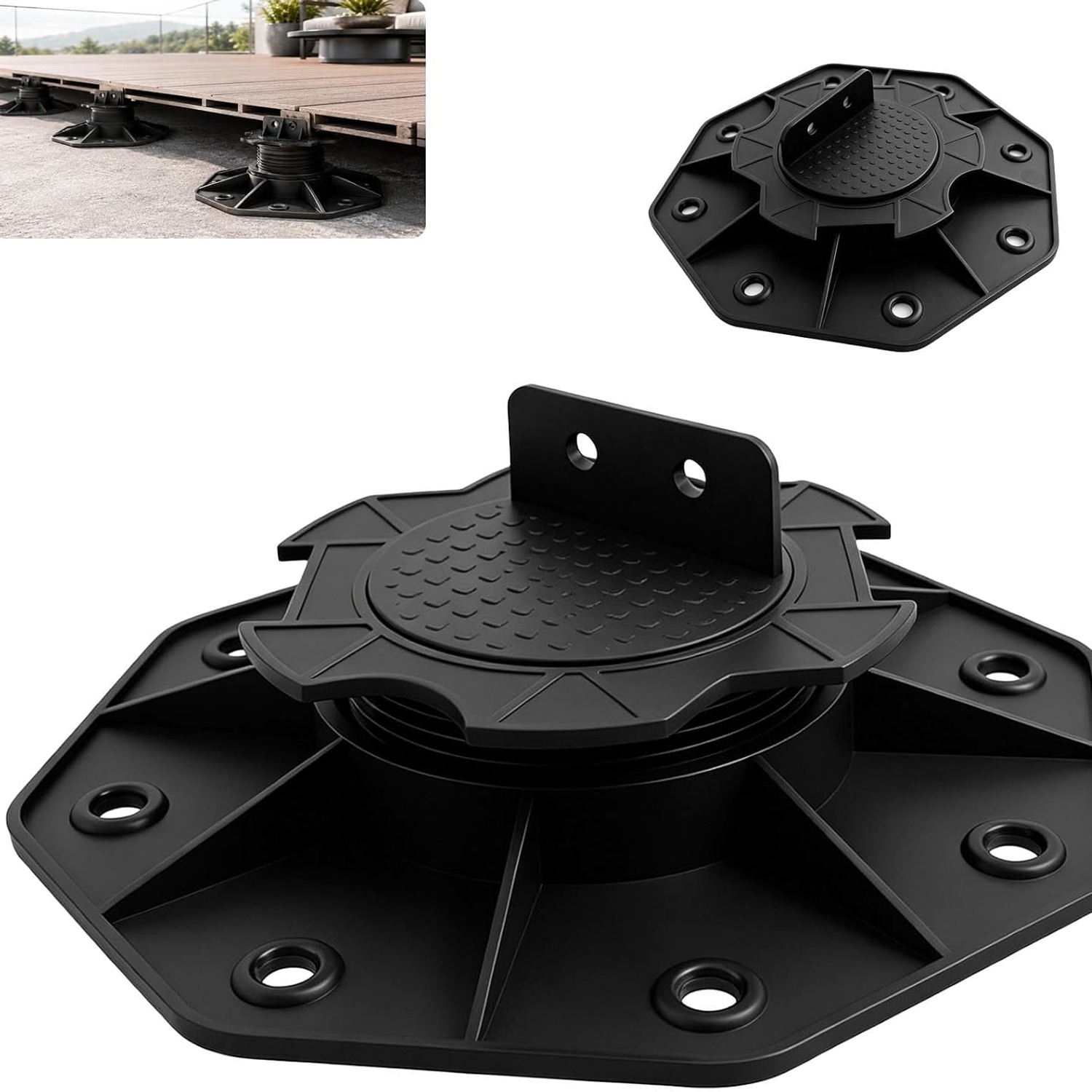Adjustable Deck Pedestals 18-30mm (10 Pack): image 1